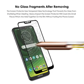3D Grūdintas Stiklas Motorola Moto G5S Z2 Z3 Z4 G7 Žaisti Vienas Vizija Ekrano apsaugos Moto G7 Galia G7 Plius Apsauginė Plėvelė