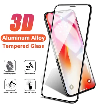 3D Išlenkti Apsaugos Grūdintas Stiklas ant iPhone 6 6s 7 8 Plius Screen Protector, iPhone X XR XS 11 Pro Max SE 2020 m Filmas