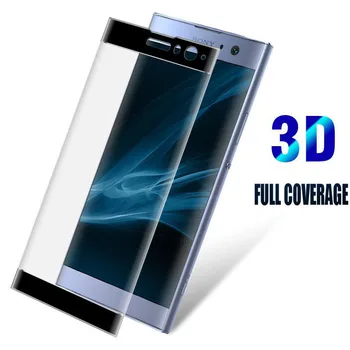 3D Išlenkti Sony Xperia XA1 Plius L3 10 XA2 Plius Grūdintas Stiklas Soni Experia XZ4 XZ3 Ultra XZ Premium XA 1 Pilnas draudimas Filmai
