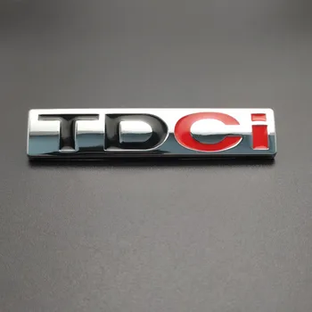 3D Metalo TDC i Automobilio Priekinio Kapoto Groteles Emblema Auto Grotelės Ženklelis Pusės Sparnas Galinis Kamieno Logotipas Ženklelis, Lipdukas, Decal Fusion, Mondeo