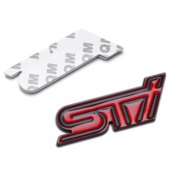 3D Metalo VMI Logotipu Automobilio Priekinės Grotelės Ženklelis Kamieno Kūno Dekoro Lipduko Už Subaru Impreza WRX STI BRZ Forester Legacy Outback Tribeca