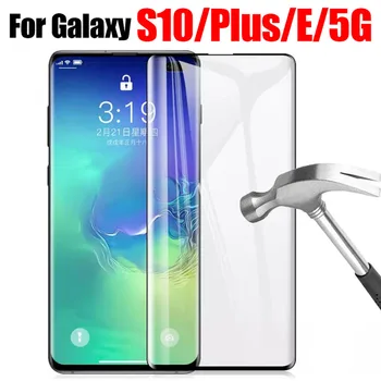 3D Originalus Samsung S10 Plius Grūdinto Stiklo Sansung Samsun Galaxy S10Plus S10e S 10 S10+ Saugos Glas Tremp Telefono Filmas