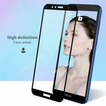 3D Pilnas draudimas Stiklo Huawei Honor 7A Pro 7C 5.45 5.7 5.99 colių apsaugos Huawei Y5 Y6 Y7 Y9 premjero 2018 2019 Visą Klijai