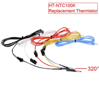3D Spausdintuvas Dalys HT-NTC100K Thermistor Temperatūros Jutiklis Pakeitimo Thermistor NTC 3950 Dėl Šildytuvo Blokas MK2B Rampos 1.4 Hotend