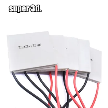 3D Spausdintuvas Dalys TEC1-12706 Heatsink Termoelektriniai Radiatorius Aušinimo 12V 6A 60W Peltier Elemente Plokštės Modulis