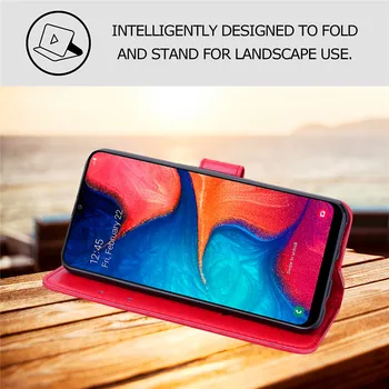 3D Įspaustu Gėlių Odos Flip Case For Samsung Galaxy A3 A5 2016 2017 A6 A8 + A7 A9 2018 Piniginės, Kortelių Lizdai Turėtojas Stovo Dangtelis