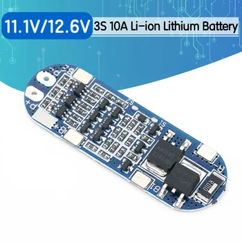 3P 10A Li-ion Ličio Baterijos 18650 Įkroviklis Apsaugos Valdyba 11.1 V 12,6 V