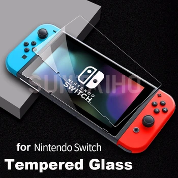 3Pack Apsauginis Stiklas Nintend Jungiklis Grūdintas Stiklas Ekrano apsaugos Nintendos Jungiklis NR Stiklo Priedai Ekrano Plėvelė