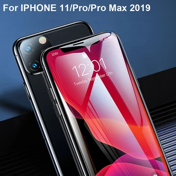 3Pcs Grūdintas Stiklas iPhone 12 Mini Pro 11 MAX XR X XS Max 6 7 8 Plius Apsauginis Stiklas iPhone 12 Mini Pro 11 Max XR X XS