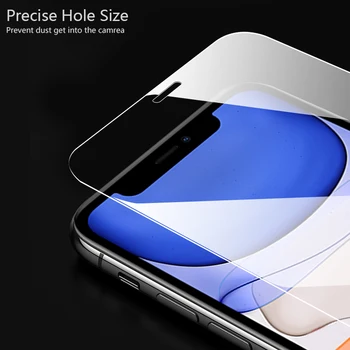 3Pcs Grūdintas Stiklas iPhone 12 Mini Pro Max Screen Protector Dėl 