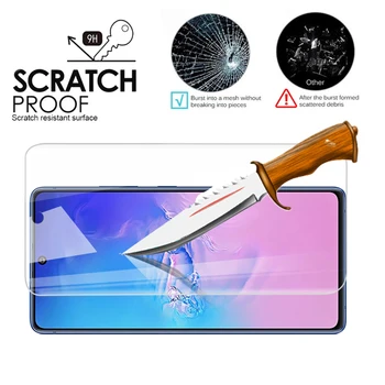 3PCS Grūdintas stiklas Samsung S10 Lite 10 Pastaba Lite stiklas screen protector for Samsung S 10 lit Note10 šviesos apsauginės plėvelės