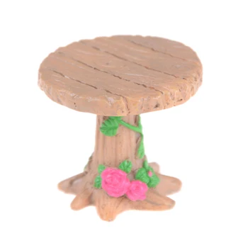 3Pcs Gėlių Stalo Kėdės Miniatiūriniai Micro Kraštovaizdžio Pasakų Sodą, Lėlių Dekoro Micro Kraštovaizdžio Ekologinę Butelis Priedai