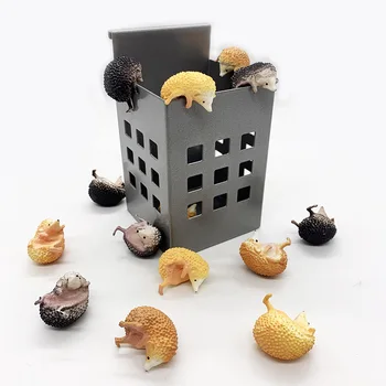3pcs Japonija originalus kapsulė žaislai mielas augintiniai mini Ežys PUTITTO stiklo gashapon duomenys darbalaukio Vaikų Žaislas