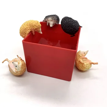 3pcs Japonija originalus kapsulė žaislai mielas augintiniai mini Ežys PUTITTO stiklo gashapon duomenys darbalaukio Vaikų Žaislas