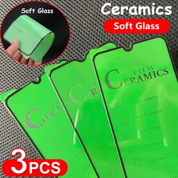 3Pcs Keramikos Apsauginis Stiklas Samsung 