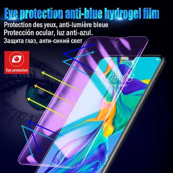 3Pcs visiškai padengti huawei p smart plus 2018 2019 2020 p smart pro Z S apsaugos hidrogelio kino telefono screen protector, Ne Stiklas