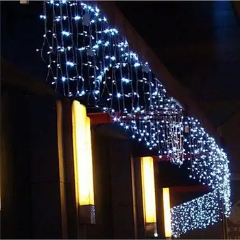 4.5 m, 100 LED Užuolaidų Varveklis, Šviesos, atsparus Vandeniui Sode PASIDARYK pats Apdailos Kalėdų Vestuves Durų Užuolaidos Šviesos Žibinto Lemputė