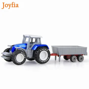 4 Rūšių Berniukai Ūkio Sunkvežimių Žaislas Transporto Inžinerijos Sunkvežimių Automobilių Modeliai Traktoriaus Priekaba Žaislai Modelio Automobilių Žaislas, Kolekcines, Automobilių Vaikams#