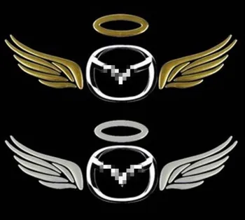 4 Spalvų Karšto 3D Angelų, Fėjų Sparnų Automobilio Lipdukas Stilius Auto Sunkvežimių Logotipas Logotipas Ženklelis Decal Apdaila