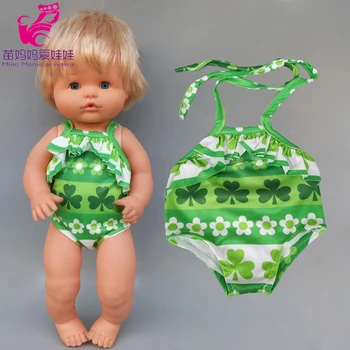 40cm lėlės bikini suknelė Nenuco Ropa y su Hermanita 17 colių baby doll plaukti drabužiai