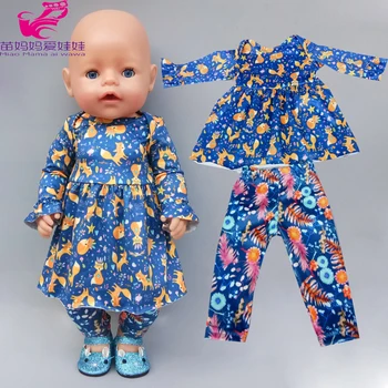 43cm Baby Doll kostiumas jojimo arklys drabužius kūdikiui new born lėlės kostiumas 18 Colių Amerikos karta mergina Lėlės striukė