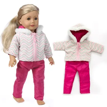 43cm Baby new born Lėlės, žieminiai drabužiai, kūdikių lėlės drabužiai 18 Colių mergina Lėlės striukė, Paltas, Batai yra neįtraukti.
