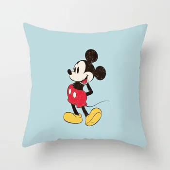 45x45cm Mickey Mouse Pagalvėlė Padengti Disney Minnie Animacinių filmų Užvalkalas Namų Puošybai Namų Tekstilės