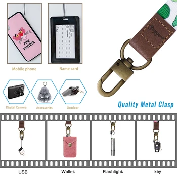 485*20mm Keychain Dirželiai Virvę Mobiliojo Telefono žavesio Kaklo Dirželis Virvelę ID Kortelės keycord USB ženklelis turėtojas 