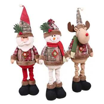 48cm Kalėdos Sniego, Kalėdų Senelio Elnių Nuolatinis Lėlės Žaislas Kalėdų Ornamentu Šalies Namų Dekoravimo, Dovanų