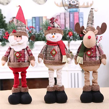 48cm Kalėdos Sniego, Kalėdų Senelio Elnių Nuolatinis Lėlės Žaislas Kalėdų Ornamentu Šalies Namų Dekoravimo, Dovanų