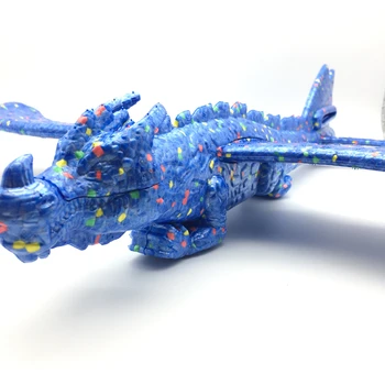48cm Vertus Pradėti Mesti Sklandytuvas Orlaivių Inercinės Putų EPP Lėktuvas Dinozaurų Traukinio Dragon Plokštumoje Modelis Lauko Švietimo Žaislai