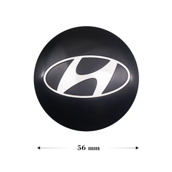 4PCS Automobilio Logotipas, Emblema Varantys Centras hub Caps Lipdukas Automobilių Optikos Reikmenys Hyundai Sonata 