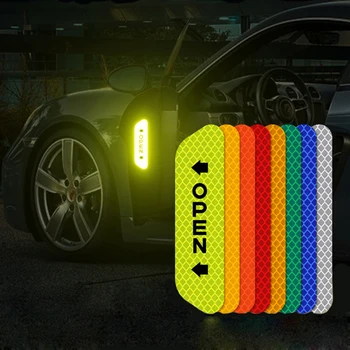 4Pcs Automobilio šviesą Atspindinčios Juostos Įspėjimo Ženklų lipdukas Priedai Eksterjero Chevrolet Cruze 