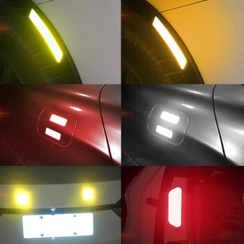 4Pcs Automobilio šviesą Atspindinčios Juostos Įspėjimo Ženklų lipdukas Priedai Eksterjero Chevrolet Cruze 