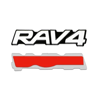 4pcs automobilių garso papuošti 3D Aliuminio Ženklelis Emblema Lipdukas Toyota RAV4 Automobilių Padengti Reikmenys, Automobilių Stilius