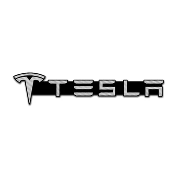 4pcs Automobilių stilius garsiakalbis aliuminio 3D lipdukas, garso lipdukai Tesla MODELIS 3 MODELIS S X Y Auto Priedai