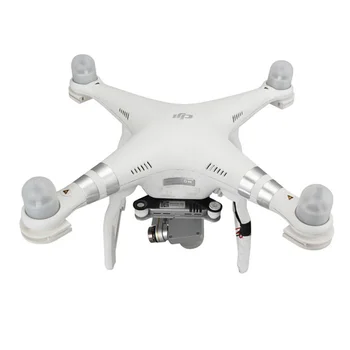4Pcs Kamera Drone Variklio Apsauginį gaubtą Padengti Minkštos silikono atveju Apsaugas DJI Phantom 3 4 Phantom 4 pro Priedai
