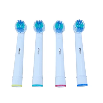 4pcs Oral-B Elektrinių dantų šepetėlį šepetėlių pakeitimas brushhead antgalis + Vaikai Pakeisti dantų šepetėlį vadovai + apsauginis dangtis