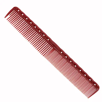 4pcs/set Anti-static Raudona, plaukų kirpimo Šukos plaukų iššukavimo Platic Tiesinimo Šukos Kirpykla Plaukų Skirtingos Konstrukcijos Šukos Rinkinys 