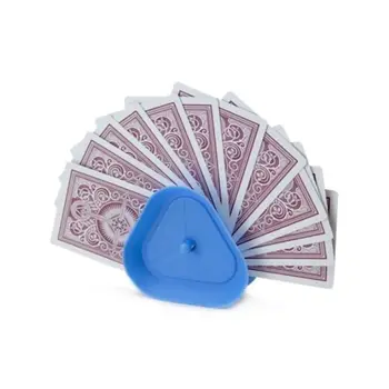 4pcs/set Trikampio Formos Rankas-Nemokamai Žaidimo Kortelės Turėtojas stalo Žaidimas Pokerio Sėdynės