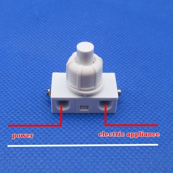 5 vnt Lempos, elektros jungikliai su veržle micro-motion mažas jungiklis Savaiminio fiksavimo mygtukas jungiklis Varžtas asamblėja