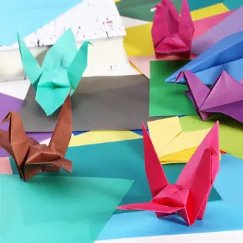 50 Lapų, Ryškių Spalvų vienpusis Kvadratinių Origami Popieriaus Lapo, Menų ir Amatų Projektams, 20 * 20cm
