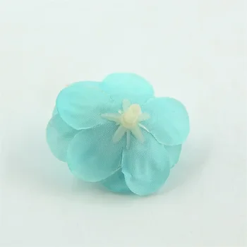 50 Vnt Mini 4.5 cm Dirbtinio Šilko Rožė Gėlių Galvos 