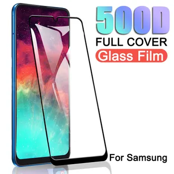 500D Grūdintas Stiklas Samsung Galaxy A01 A11 A21 A31 A41 A51 A71 Screen Protector A21S M11 M21 M31 A10 A30 Apsauginis Stiklas