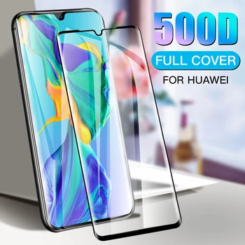 500D Lenktas Apsaugos Grūdintas Stiklas Huawei P20 Lite 30 Pro Stiklo Screen Protector dėl 