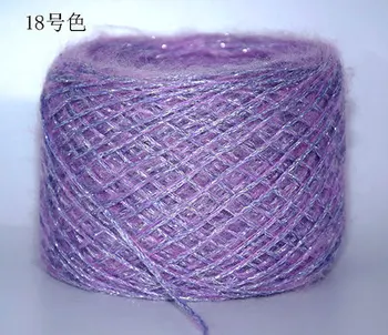 50g/Daug Vilnos, Metalo siūlai, rankų mezgimo Moheros nėrimo siūlai mados trikotažas siūlų megztinis laine a tricoter