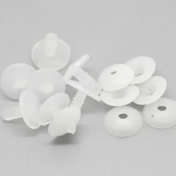 50PCS(25sets) Size20x20mm 15x15mm Baltos Plastikinės Lėlės Sąnarių Lėlės Reikmenys, Žaislai Meškiukas Padaryti 