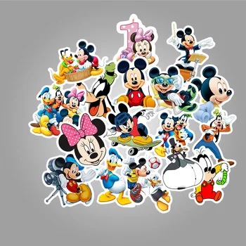 50Pcs Mickey mouse Lipdukai mickey Minnie Grafiti Disney filmus vandeniui Lipdukas Vaikams Nešiojamas Riedlentė Lagaminą Dviratį