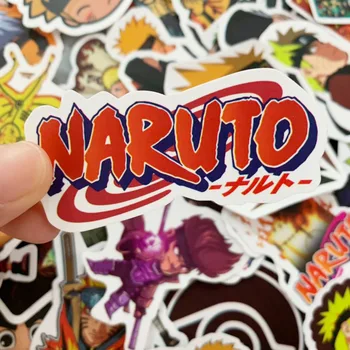 50pcs NARUTO Lipdukai Japonų Anime NARUTO Grafiti Vandeniui Lipdukai Grafiti Lipdukai Lagaminą Gitara Vaikams, Žaislai