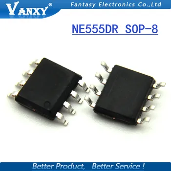 50PCS NE555DR SOP8 NE555 SVP NE555DT SOP-8 555DR SMD naujas ir originalus IC